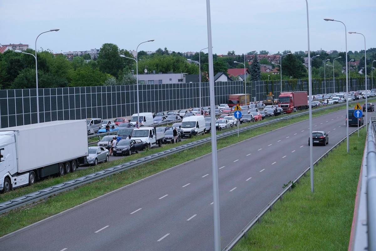 Młody mężczyzna chciał skoczyć z wiaduktu w Lublinie