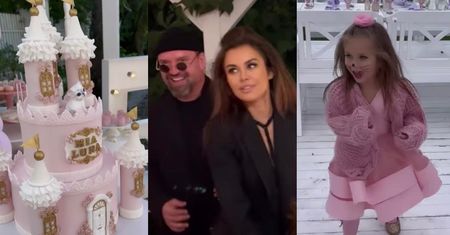 Natalia Siwiec odsłania kulisy KSIĘŻNICZKOWEJ imprezy urodzinowej Mii: były wielka żyrafa, tort jak zamek z bajki i trampolina (ZDJĘCIA)