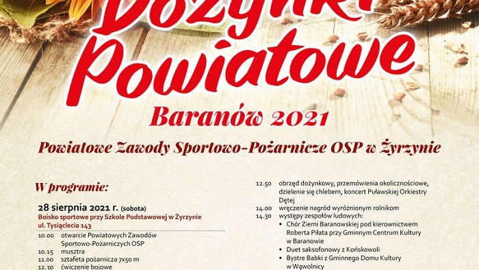 Dożynki Powiatowe Baranów 2021