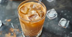 Latte z lodem