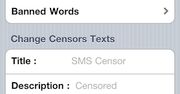 Cenzurowanie wiadomości SMS na iOS