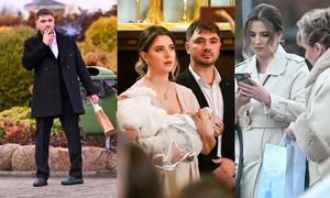 Daniel Martyniuk DOTARŁ na chrzest syna: papierosek i nietęgie miny (ZDJĘCIA)