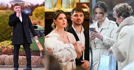 Daniel Martyniuk DOTARŁ na chrzest syna: papierosek i nietęgie miny (ZDJĘCIA)