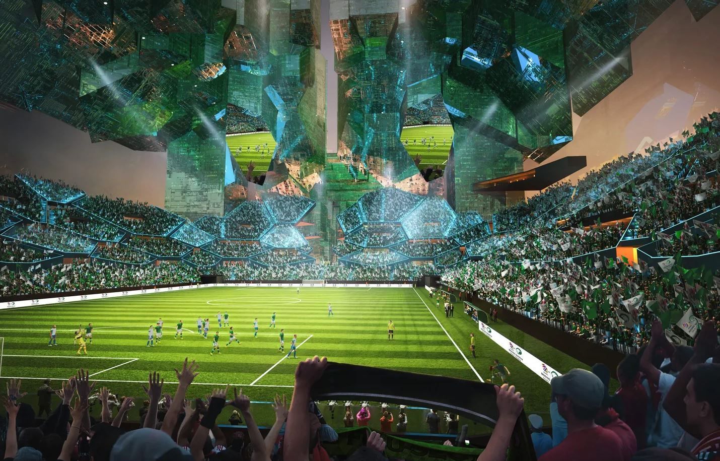 projekt stadionu NEOM