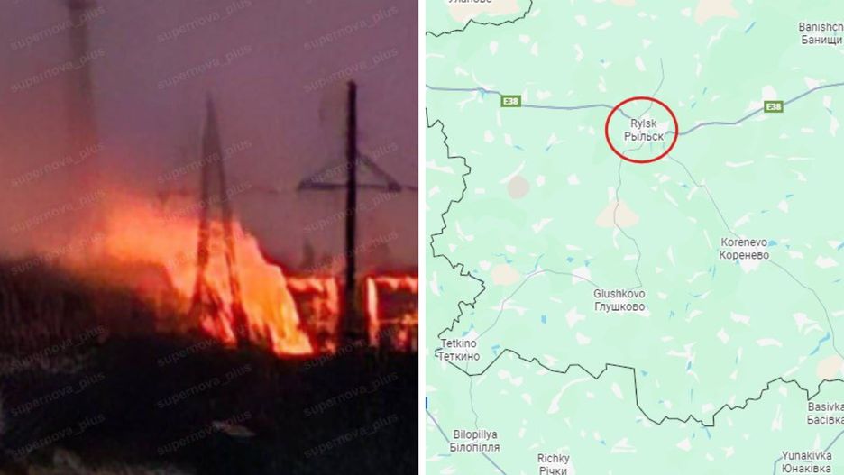 Atak na elektrownię w Rylsku