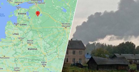 Trafili w lotnisko. Stacjonują tam rosyjskie bombowce. Są kłęby dymu