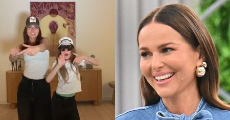 Paulina Sykut-Jeżyna odtwarza z 10-letnią CÓRKĄ viralowy taniec z Tiktoka. Róża to cała mama? (WIDEO)