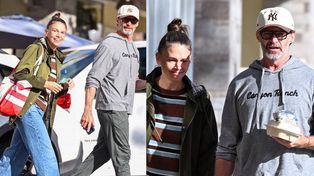 Hugh Jackman i Sutton Foster pielęgnują miłość na randce w restauracji. Ładnie razem wyglądają? (FOTO)