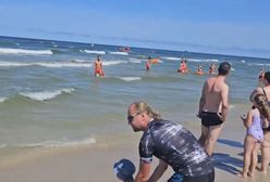 Akcja w Łebie. Rodzice stracili dzieci z oczu