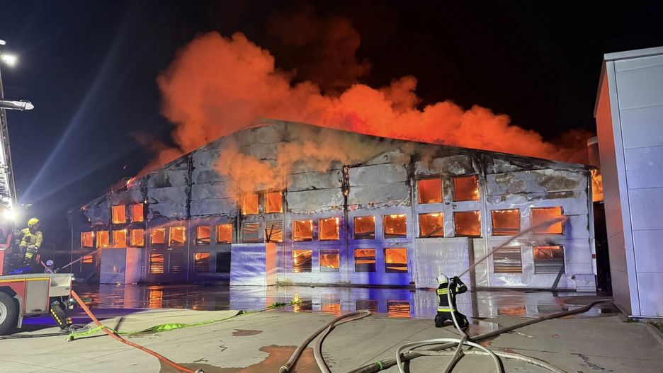 Pożar kurnika w Fałkowicach