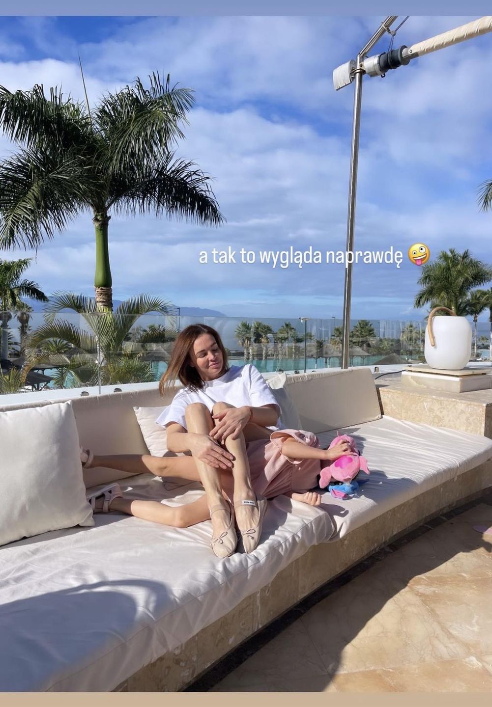 Anna Wendzikowska relacjonuje urlop na Teneryfie