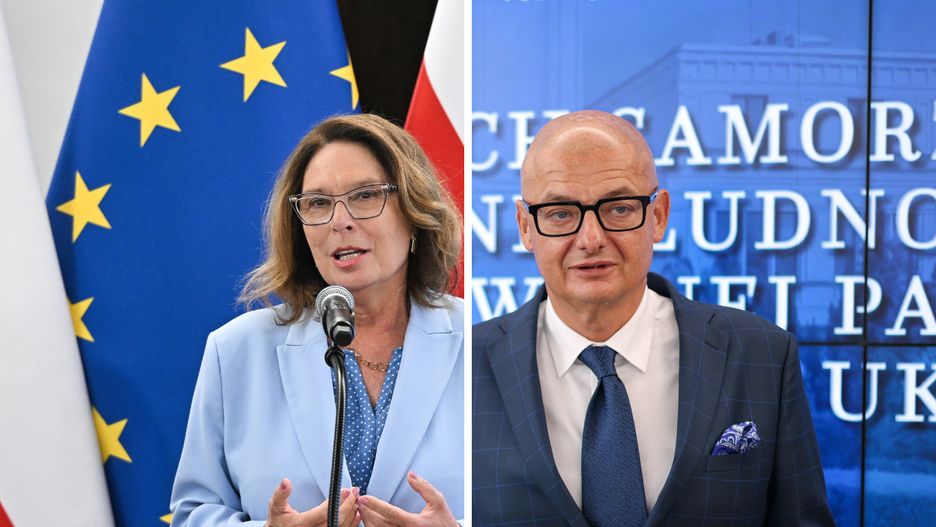 Małgorzata Kidawa-Błońska i Michał Kamiński