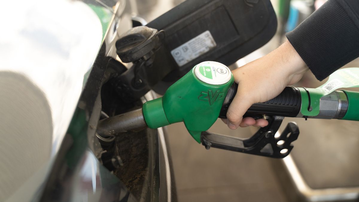 LODZ, POLAND - 2026/04/26: A man seen refueling a car at a petrol station. Prices of diesel, gasoline and LPG have been rising across Poland following the closure of the Strait of Hormuz by Iran in response to attacks launched by the United States and Israel. The increase in global oil prices has pushed fuel costs higher at Polish gas stations, prompting the government to monitor the market and discuss measures aimed at limiting the impact on consumers and transport companies. (Photo by Marek Antoni Iwanczuk/SOPA Images/LightRocket via Getty Images)