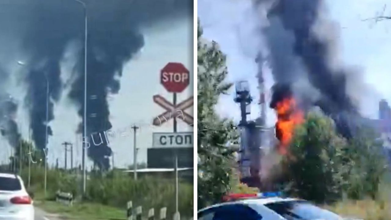 Trafili w rosyjską rafinerię. Przeróbka ropy stanęła całkowicie
