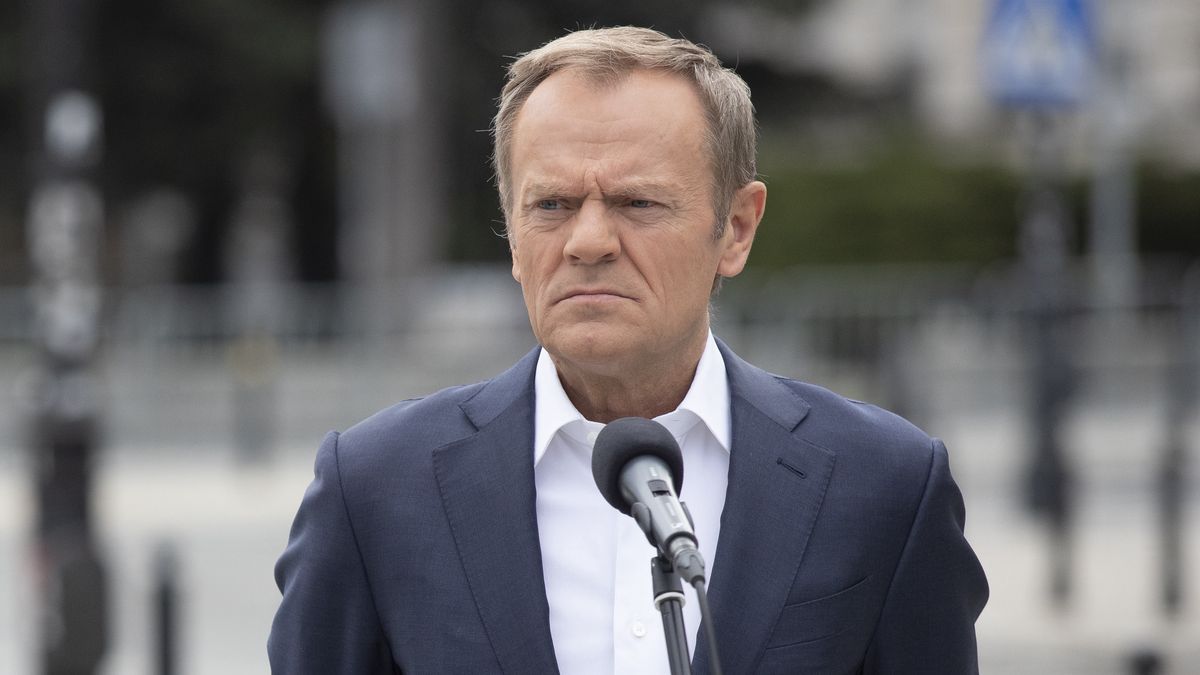 05.05.2022. Warszawa, ul. Wiejska. KOnferencja prasowa Donalda Tuska i Iwony Hartwich, dotyczaca projektu ustawy o rencie socjalnej. n/z Iwona Hartwich, Donald Tusk