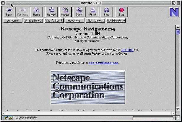 Netscape Navigator 1.0