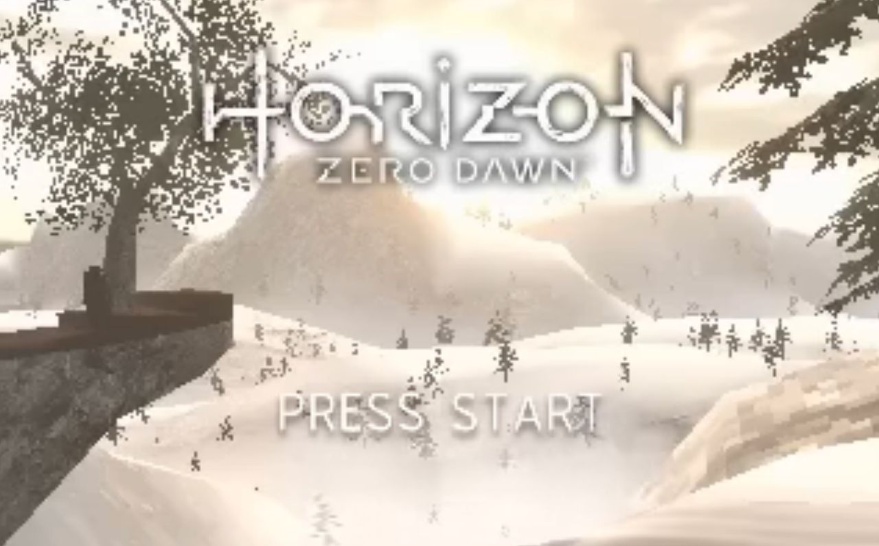 Horizon Zero Dawn z 1996 roku. Fanowski demake pokazuje rozgrywkę na PlayStation 1