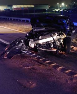 Dramatyczny wypadek na S7. Jest nagranie z miejsca zdarzenia