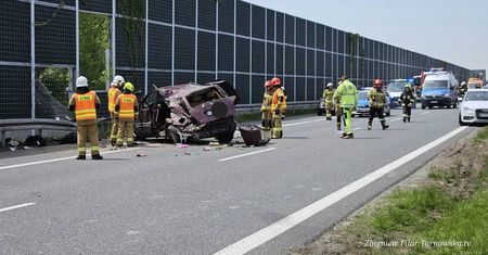 Tragedia na A4. Samochodem jechała 4-osobowa rodzina