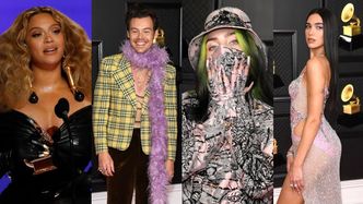 Grammy 2021. Gwiazdy światowej muzyki podbijają czerwony dywan: Beyoncé, Taylor Swift, Harry Styles, Dua Lipa (ZDJĘCIA)