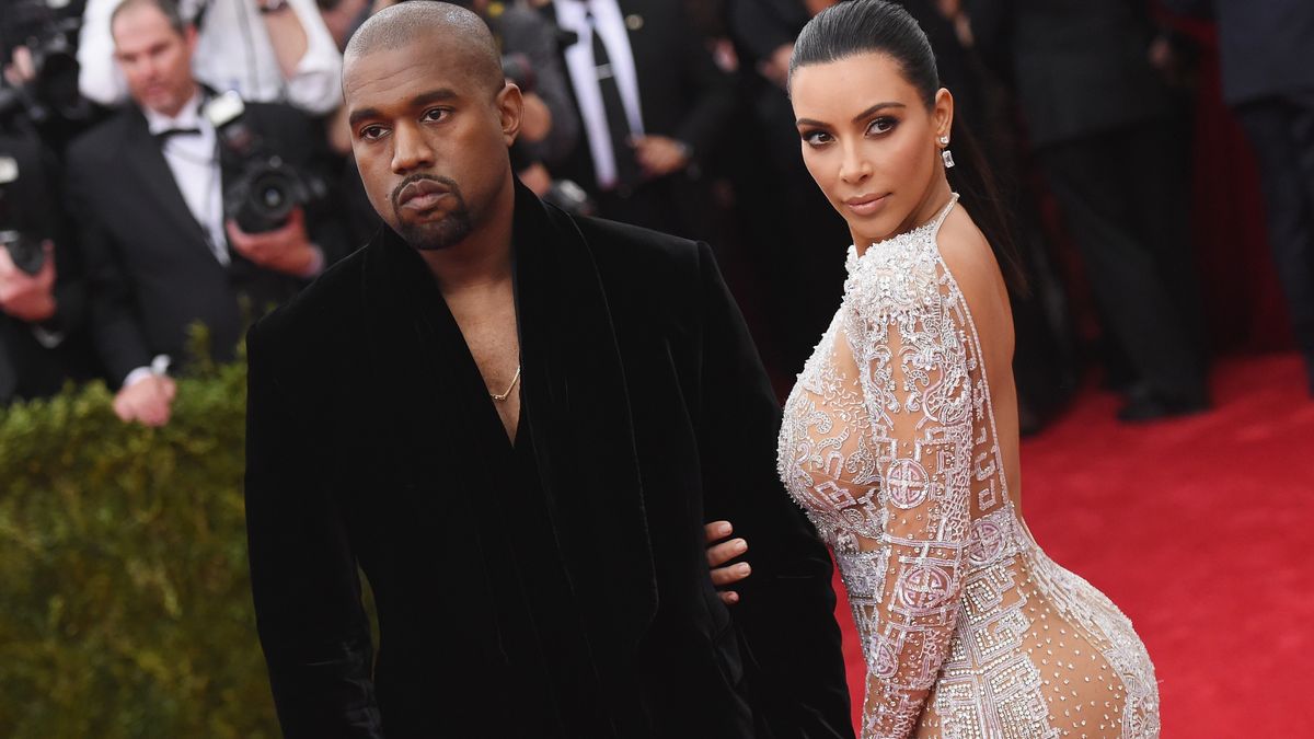 Kim Kardashian pojawiła się na imprezie Kanye'ego Westa