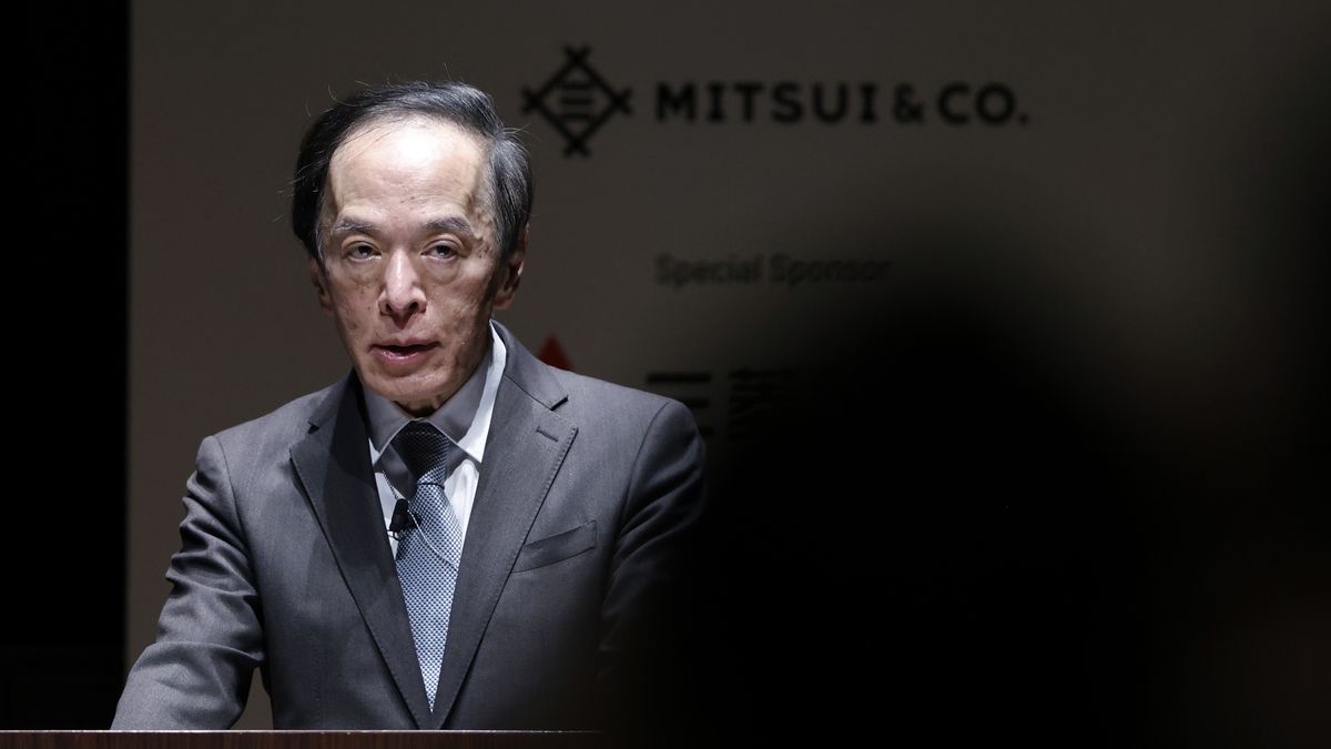 Kazuo Ueda, governor of the Bank of Japan (BOJ), speaks at the FinSum fintech summit in Tokyo, Japan, on Tuesday, March 5, 2024. Ueda said that a decision on whether the central bank should issue a digital currency in Japan should be left to the public. Photographer: Kiyoshi Ota/Bloomberg via Getty Images