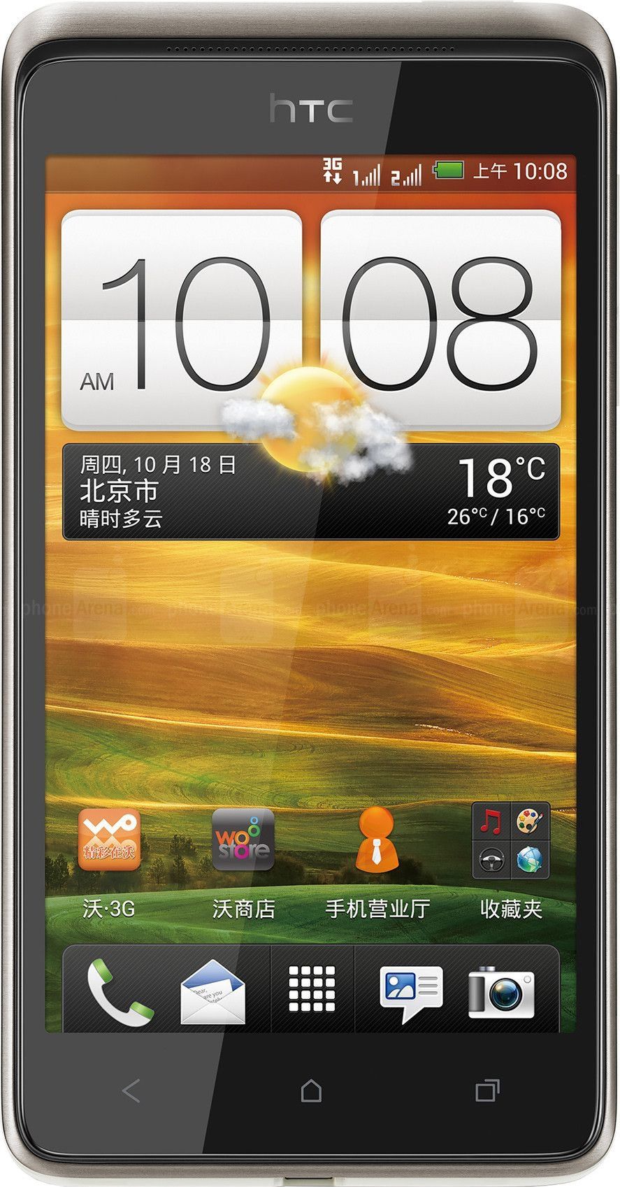 HTC Desire 400 ma podwójny slot na karty SIM.