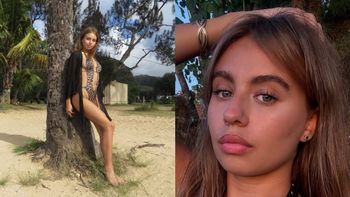 Oliwia Bieniuk odziana w DRAPIEŻNY strój kąpielowy podpiera palmę na wakacjach. Hawaje jej służą? (FOTO)