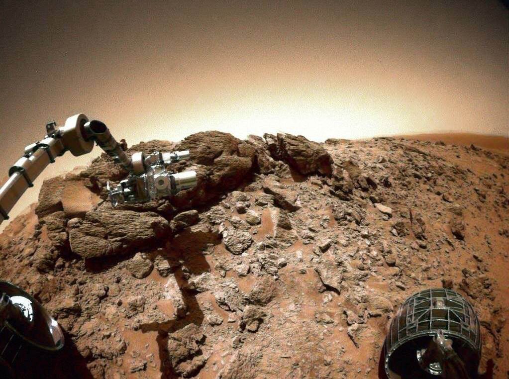 Zdjęcie Marsa wykonane przez łazik Spirit w 2005 roku