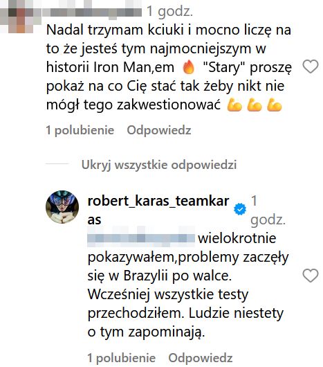 Robert Karaś odpowiada na pytania internautów