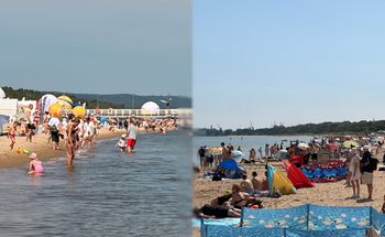 Oblężenie w Gdańsku. Tłumy ruszyły nad morze