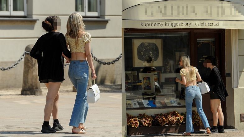 Magdalena Ogórek z córką