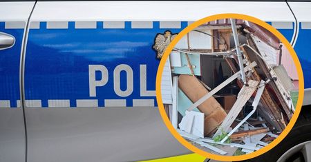 Chciała zaparkować, skończyło się w sklepie
