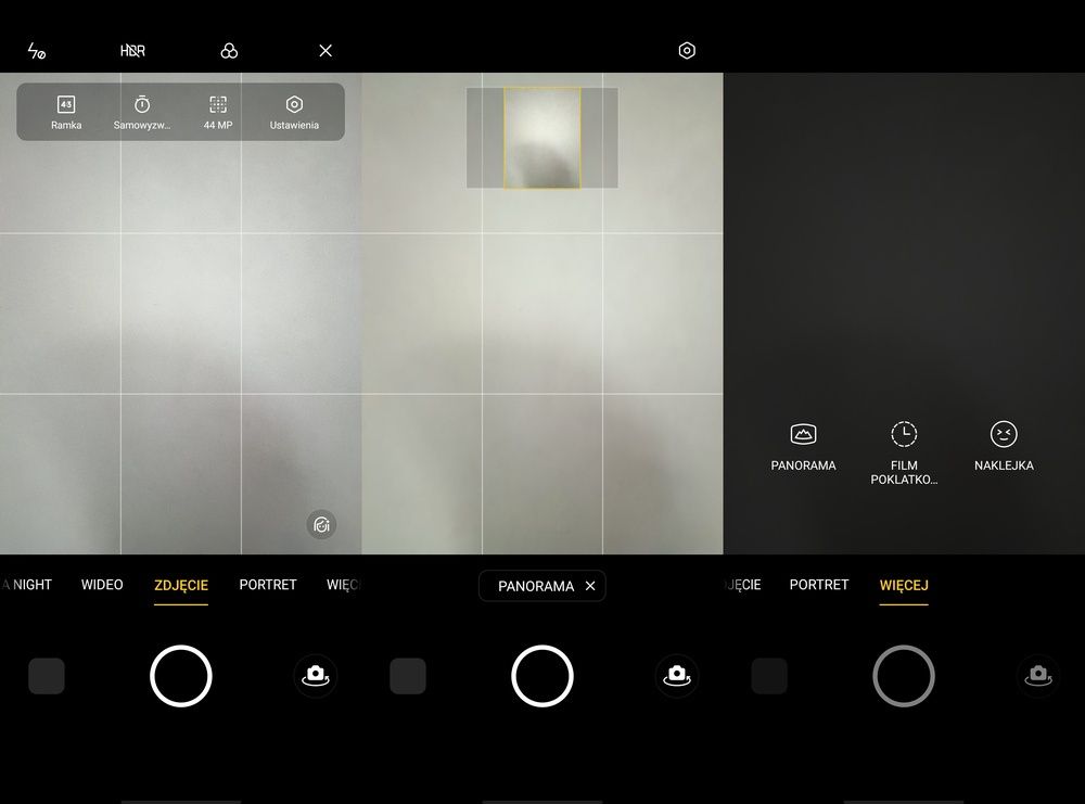 OPPO aplikacja aparat przedni