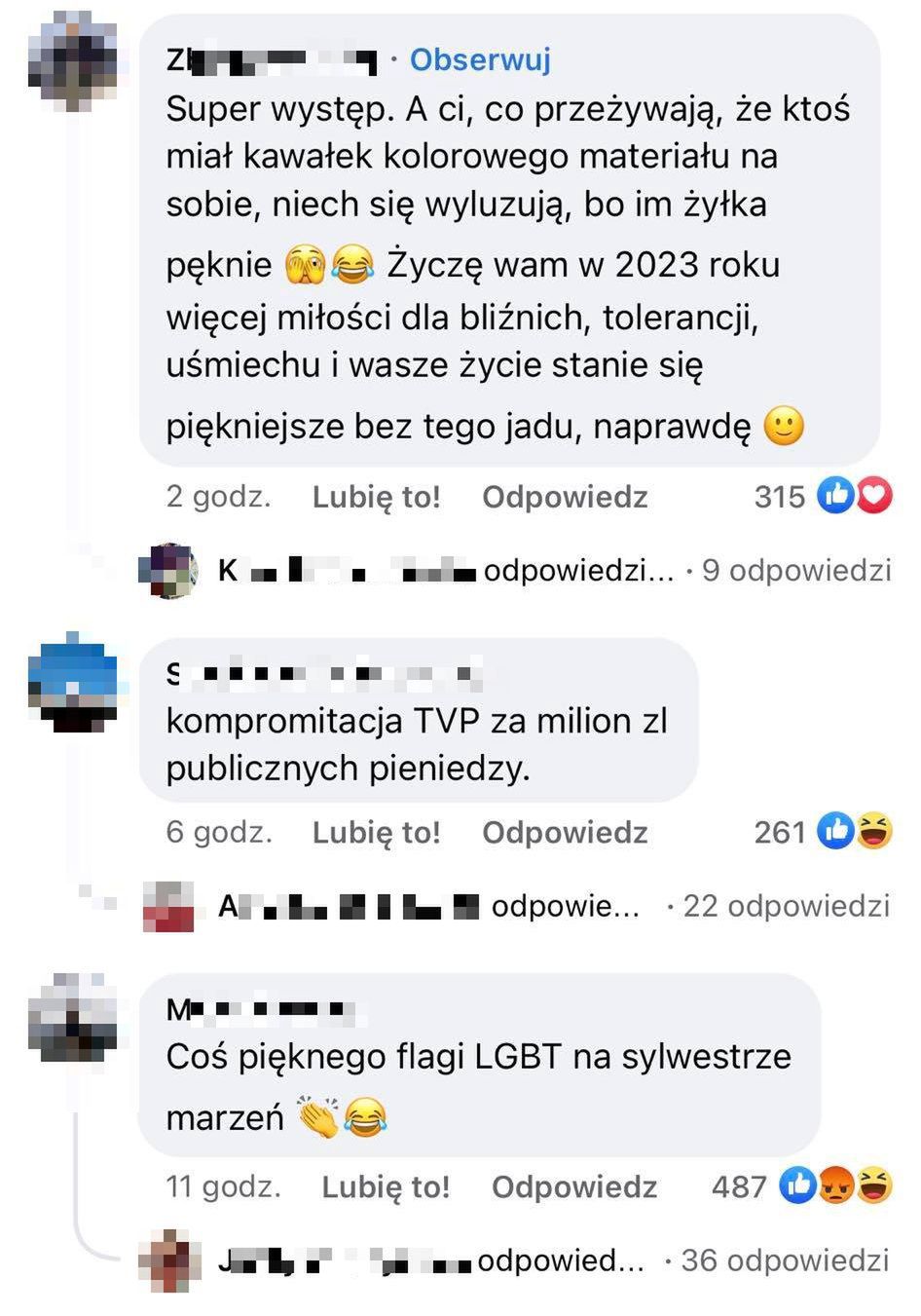 Komentarze internautów po tegorocznym Sylwestrze Marzeń