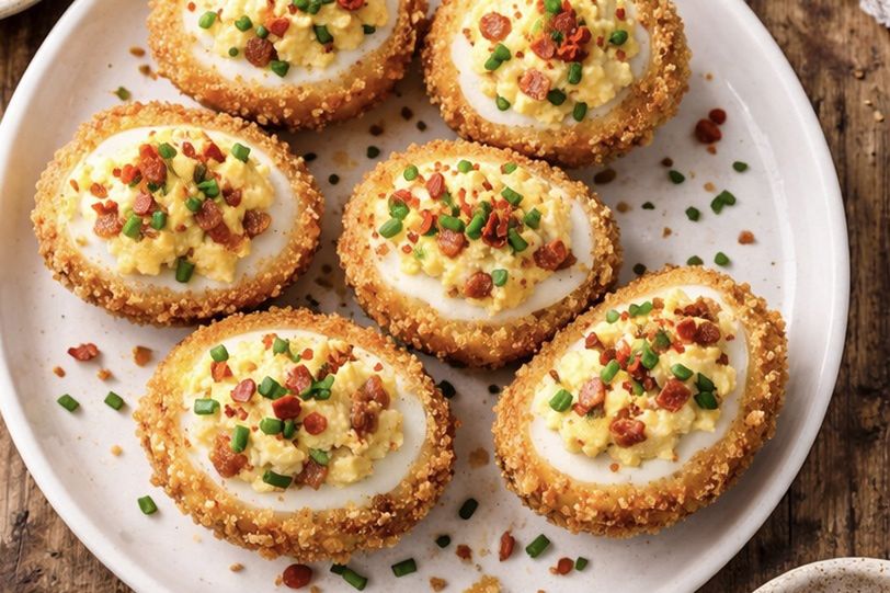 Jajka w panierce i jeszcze z tym farszem? Wielkanocna uczta z tym przepisem będzie udana jak nigdy