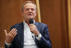 Donald Tusk w Białymstoku. Ostro o Glapińskim