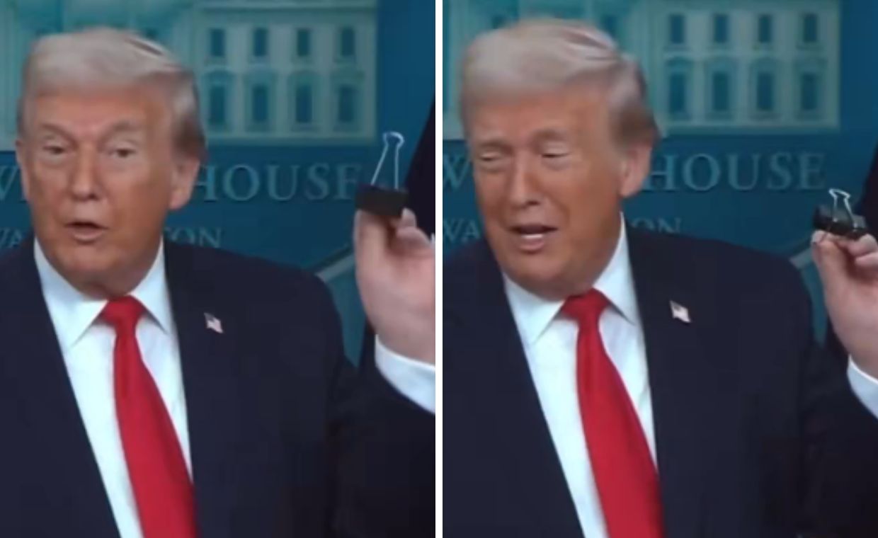 Trump o odporności na ból. Pokazał klips, który miał mu urwać palec