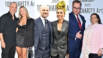 Tłum gwiazd zasila wystawę Top Charity Art u Omeny Mensah i Rafała Brzoski: Lubomirscy, Ewa Chodakowska z mężem