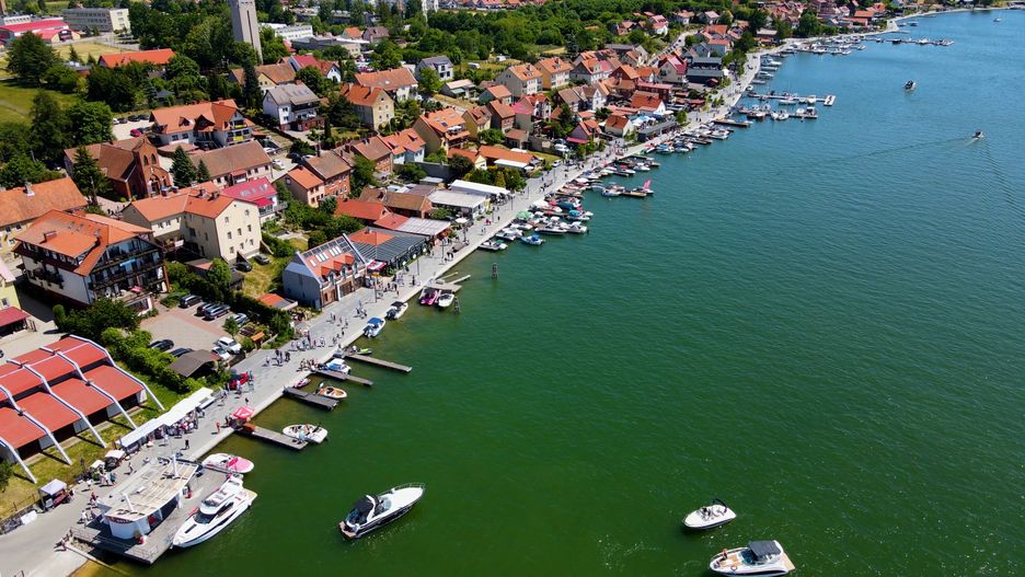 Mikołajki z lotu ptaka