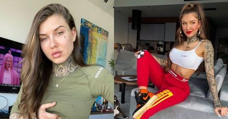 "Ciałopozytywna" Deynn chwali się fałdkami na brzuchu: "Nie przeszkadza mi, gdy coś WYLEWA SIĘ Z LEGGINSÓW" (FOTO)