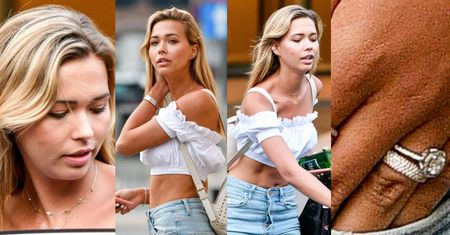 Rozstała się z narzeczonym, wciąż nosi pierścionek. Sandra Kubicka nie przykłada wagi do deklaracji? (ZDJĘCIA)