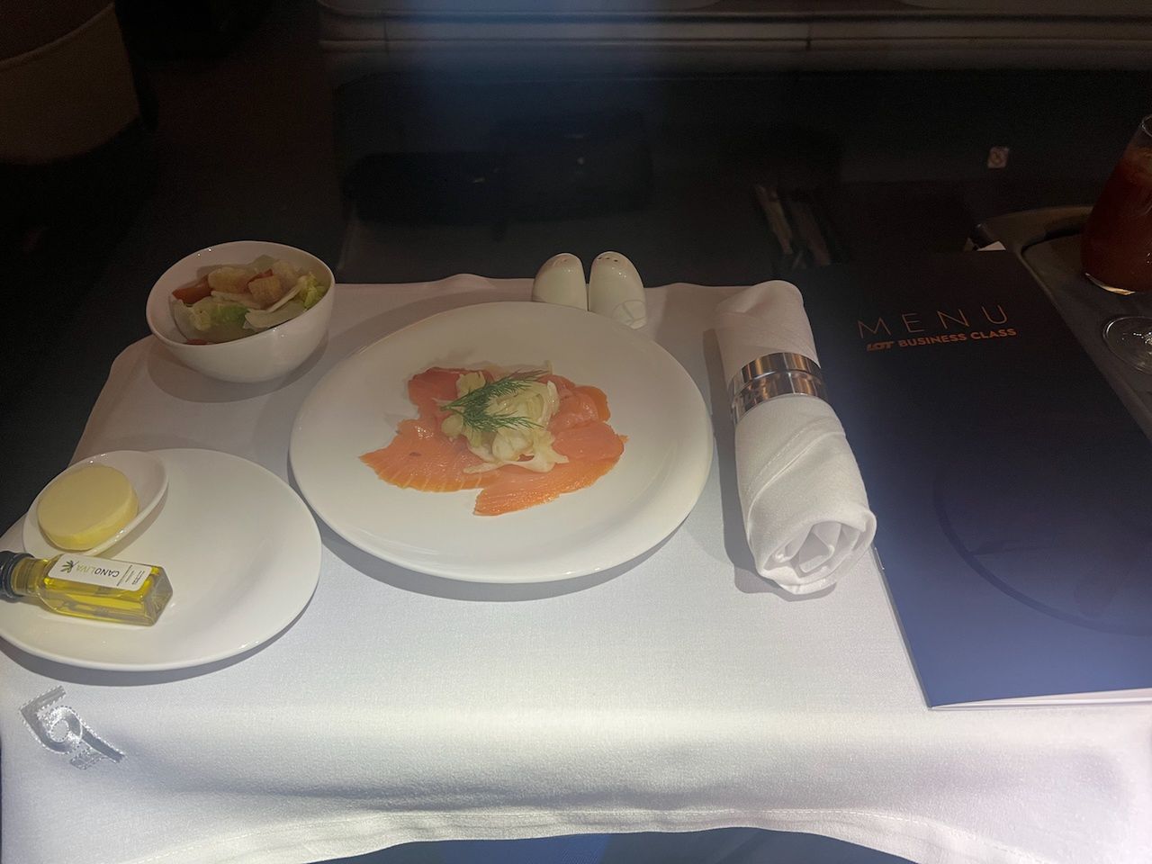 Klasa biznes LOT-u w Boeingu 787 8 Dreamliner