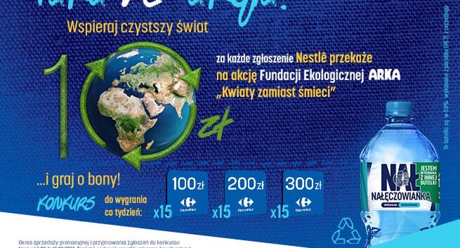 "Taka re-akcja! Wspieraj czystszy świat” w konkursie Nałęczowianki