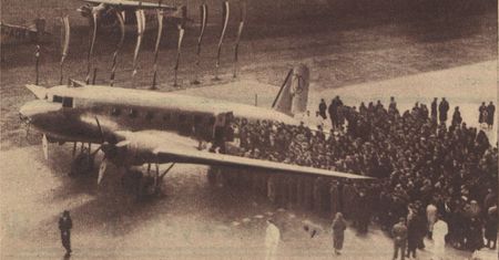 Linia Warszawa–Palestyna powstała w 1937 roku. Duma PLL "Lot".