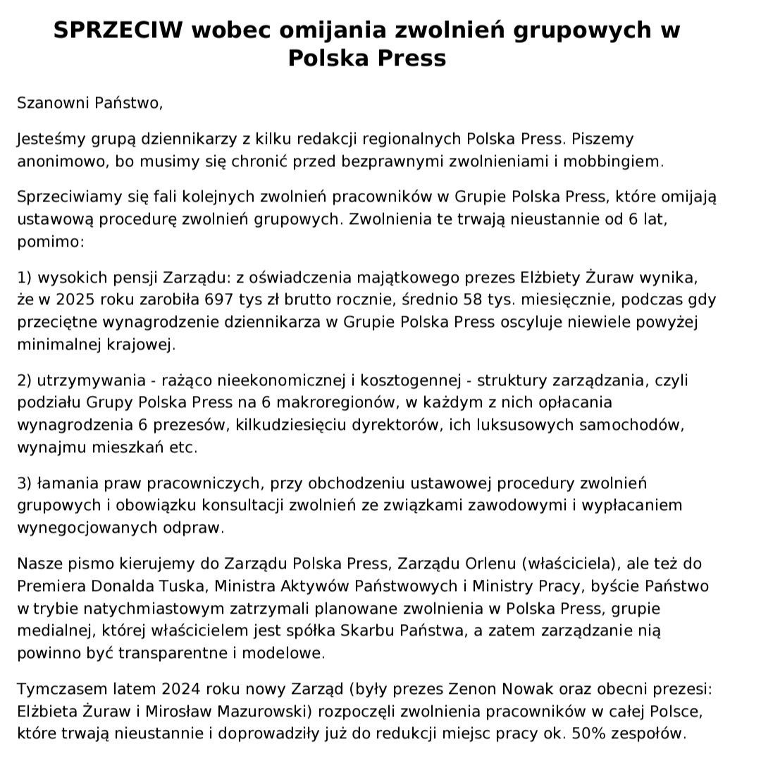 List pracowników