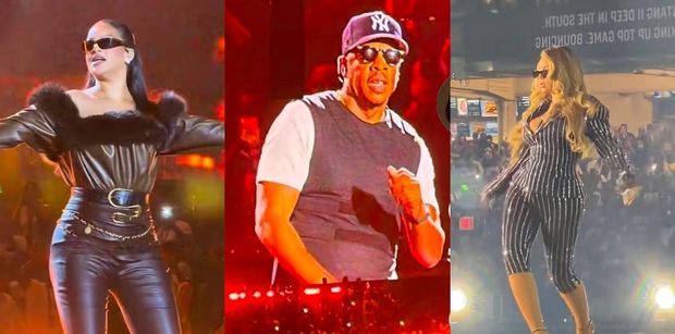 Rihanna po latach ZAŚPIEWAŁA NA ŻYWO na koncercie Jaya-Z! Wpadła też Beyoncé w outficie a'la Michael Jackson. "O MÓJ BOŻE" (WIDEO)