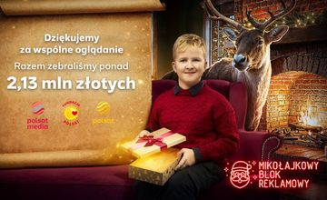 Tyle przyniósł Mikołajkowy Blok Reklamowy Polsatu. Tym razem bez rekordu