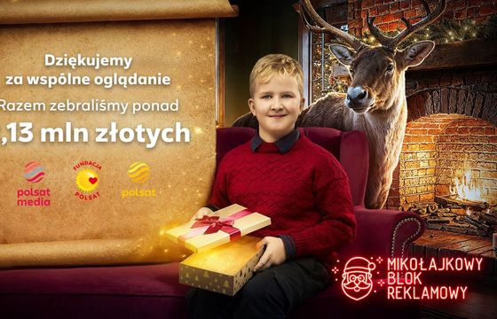 Tyle przyniósł Mikołajkowy Blok Reklamowy Polsatu. Tym razem bez rekordu