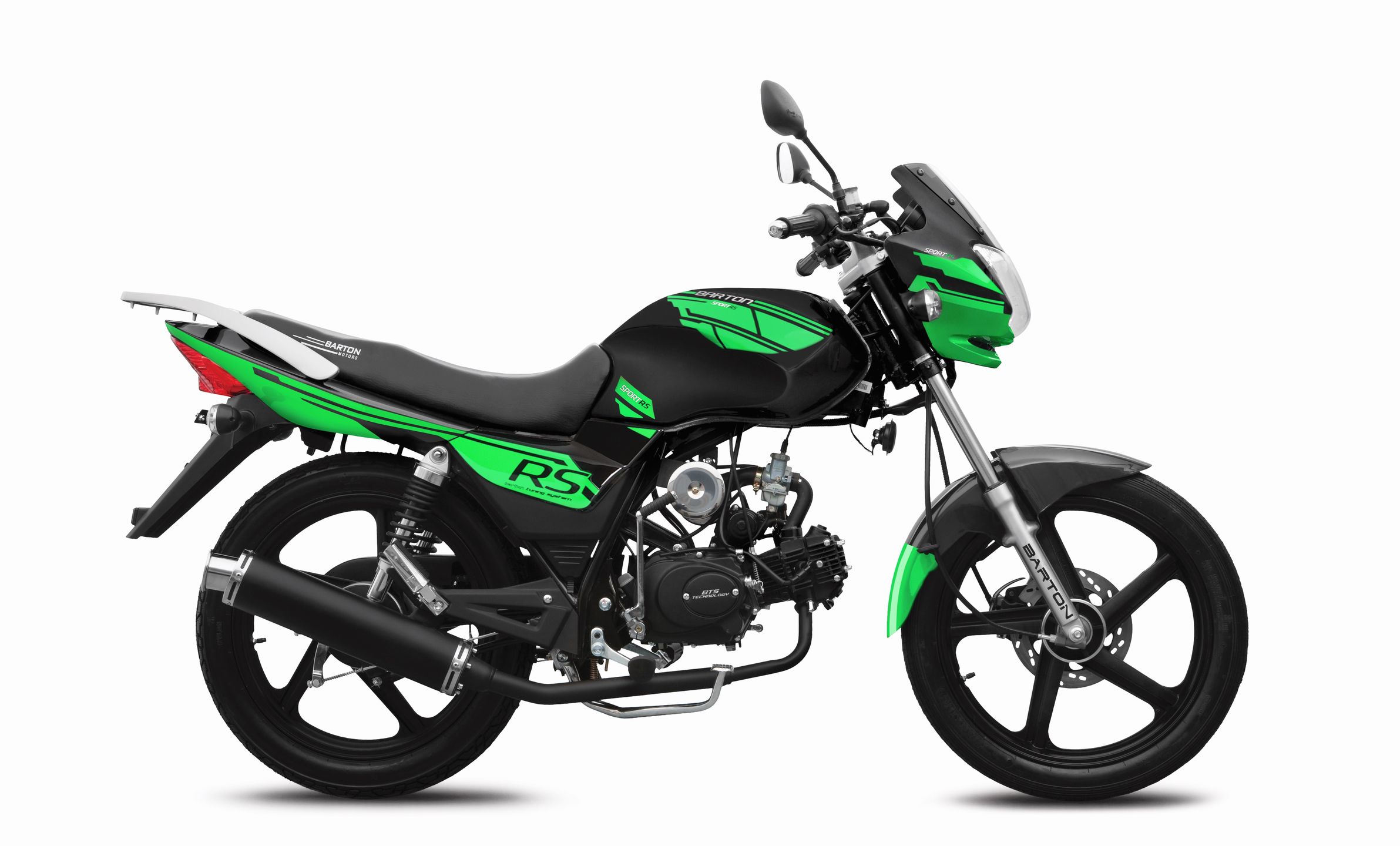 Motocykle Barton z silnikami Moretti